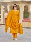 Alexa Vol 7 By Radhika Vertican Silk Kurti With Bottom Dupatta Exporters In India